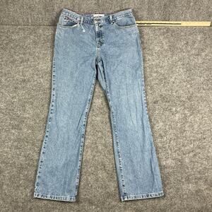 Tommy Hilfiger Jeans Womens Size 14 Light Wash Blue Bootcut Vintage Denim